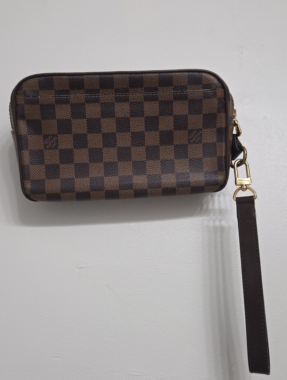 Louis Vuitton Damier Ebene Saint Paul Clutch/wristlet Pochette